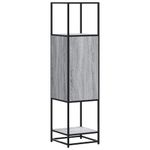 Casa si Gradina - Mobilier - Comode si corpuri - Comode - Dulap nalt gri Sonoma 35,5x35x139 cm lemn prelucrat - Infinity.ro