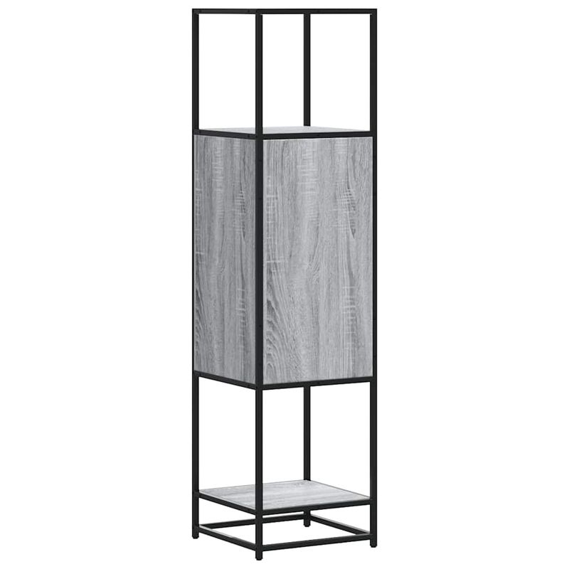 Casa si Gradina - Mobilier - Comode si corpuri - Comode - Dulap nalt gri Sonoma 35,5x35x139 cm lemn prelucrat - Infinity.ro
