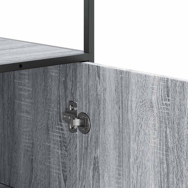 Casa si Gradina - Mobilier - Comode si corpuri - Comode - Dulap nalt gri Sonoma 35,5x35x139 cm lemn prelucrat - Infinity.ro