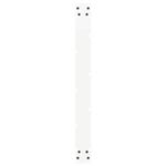 Casa si Gradina - Mobilier - Feronerie si accesorii mobila - Picioare masuta cafea in forma U 3 buc alb 80x(72-73) cm otel - Infinity.ro