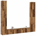 Casa si Gradina - Mobilier - Comode si corpuri - Comode - Dulapuri TV montate pe perete 6 buc Lemn vechi lemn prelucrat - Infinity.ro