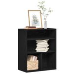 Casa si Gradina - Mobilier - Biblioteci si rafturi - Biblioteci - Dulap cu carti negru 60x30x71,5 cm lemn prelucrat - Infinity.ro
