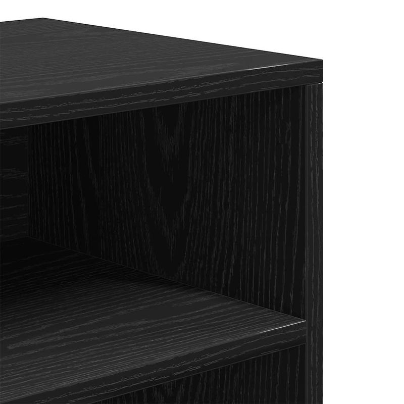 Casa si Gradina - Mobilier - Biblioteci si rafturi - Biblioteci - Dulap cu carti negru 60x30x71,5 cm lemn prelucrat - Infinity.ro