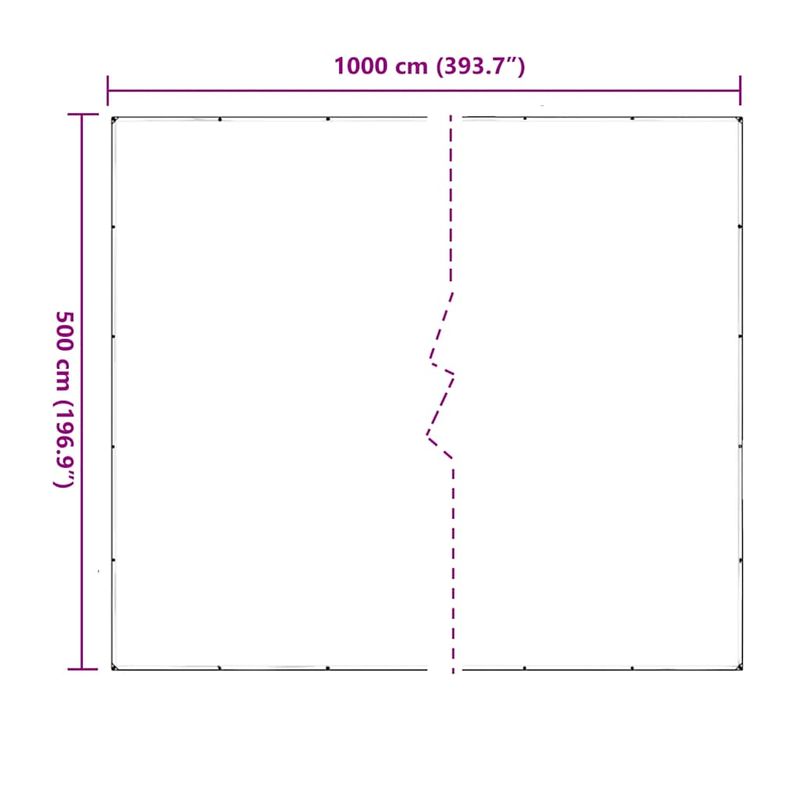 Casa si Gradina - Gradina si terasa - Umbrele si pavilioane - Pavilioane - Prelata transparenta cu ochiuri 5x10 m PVC - Infinity.ro