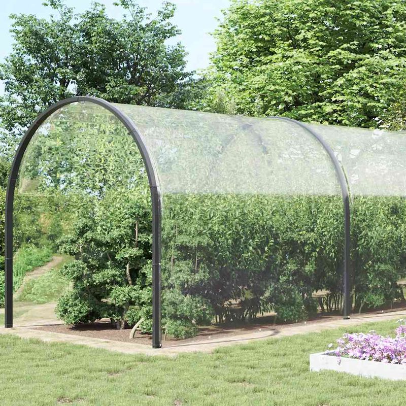 Casa si Gradina - Gradina si terasa - Umbrele si pavilioane - Pavilioane - Prelata transparenta cu ochiuri 6x12 m PVC - Infinity.ro