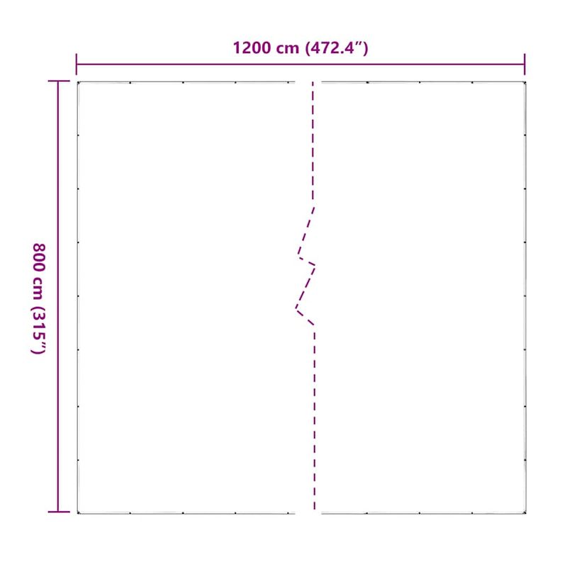 Casa si Gradina - Gradina si terasa - Umbrele si pavilioane - Pavilioane - Prelata transparenta cu ochiuri 6x12 m PVC - Infinity.ro