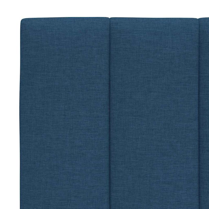 Casa si Gradina - Mobilier - Paturi si accesorii - Paturi - Cadru pat fara saltea tesatura albastra 90x200 cm - Infinity.ro