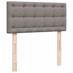 Casa si Gradina - Mobilier - Paturi si accesorii - Paturi - Cadru de pat otoman cu saltea Taupe 80x200cm Material - Infinity.ro