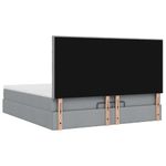 Casa si Gradina - Mobilier - Paturi si accesorii - Paturi - Cadru de pat otoman cu saltea Taupe 80x200cm Material - Infinity.ro