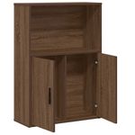 Casa si Gradina - Mobilier - Biblioteci si rafturi - Biblioteci - Biblioteca, stejar maro, 60x24x85 cm, lemn prelucrat - Infinity.ro