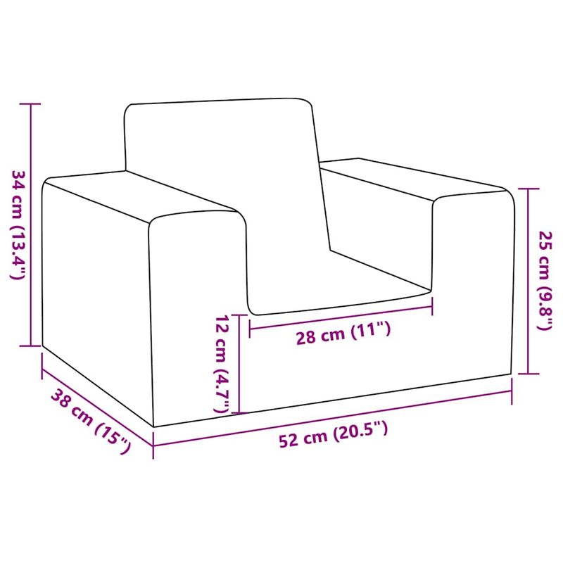 Casa si Gradina - Mobilier - Mobilier copii - Mobilier camera copiilor - Canapea pentru copii, roz, plus moale - Infinity.ro