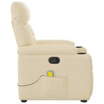 Ingrijire personala si Cosmetice - Sanatate si wellness - Articole wellness - Fotolii de masaj - Fotoliu masaj rabatabil cu ridicare, crem, material textil - Infinity.ro