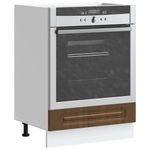Casa si Gradina - Mobilier - Comode si corpuri - Corpuri bucatarie - Dulap pentru cuptor "Kalmar" din lemn de stejar maro - Infinity.ro