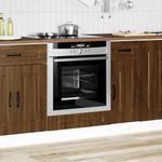Casa si Gradina - Mobilier - Comode si corpuri - Corpuri bucatarie - Dulap pentru cuptor "Kalmar" din lemn de stejar maro - Infinity.ro