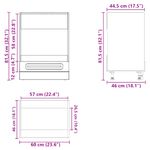 Casa si Gradina - Mobilier - Comode si corpuri - Corpuri bucatarie - Dulap pentru cuptor "Kalmar" din lemn de stejar maro - Infinity.ro