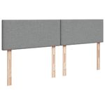Casa si Gradina - Mobilier - Paturi si accesorii - Paturi - Cadru de pat otoman cu saltea tesatura gri deschis 160x200cm - Infinity.ro
