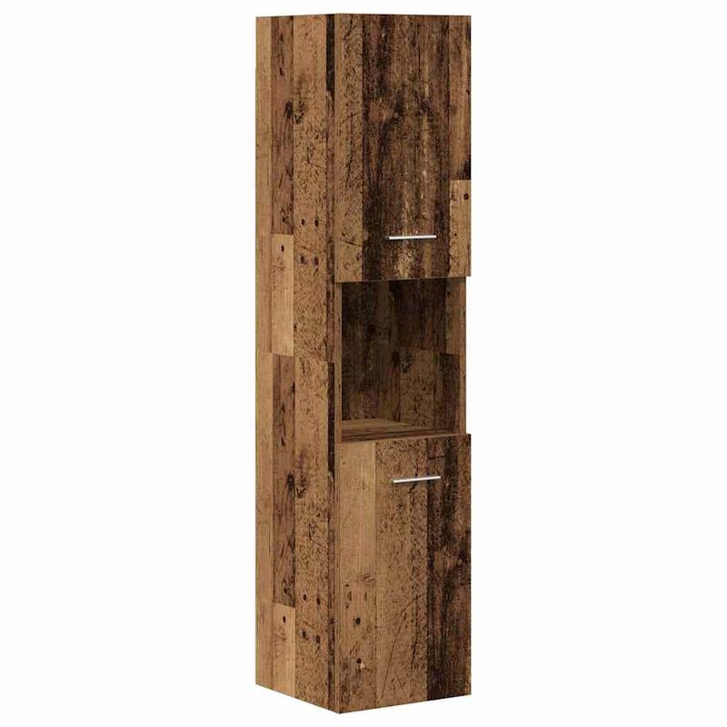 Casa si Gradina - Mobilier - Seturi de mobilier - Seturi baie - Set mobilier de baie, 3 piese, lemn vechi, lemn prelucrat - Infinity.ro