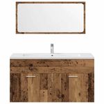 Casa si Gradina - Mobilier - Seturi de mobilier - Seturi baie - Set mobilier de baie, 3 piese, lemn vechi, lemn prelucrat - Infinity.ro