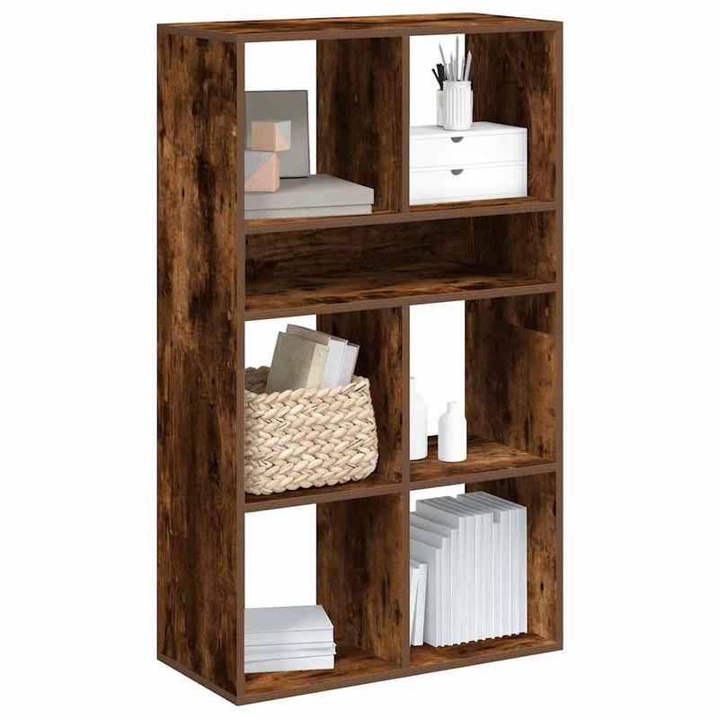 Casa si Gradina - Mobilier - Biblioteci si rafturi - Biblioteci - Biblioteca, stejar fumuriu, 66x31x112 cm, lemn prelucrat - Infinity.ro
