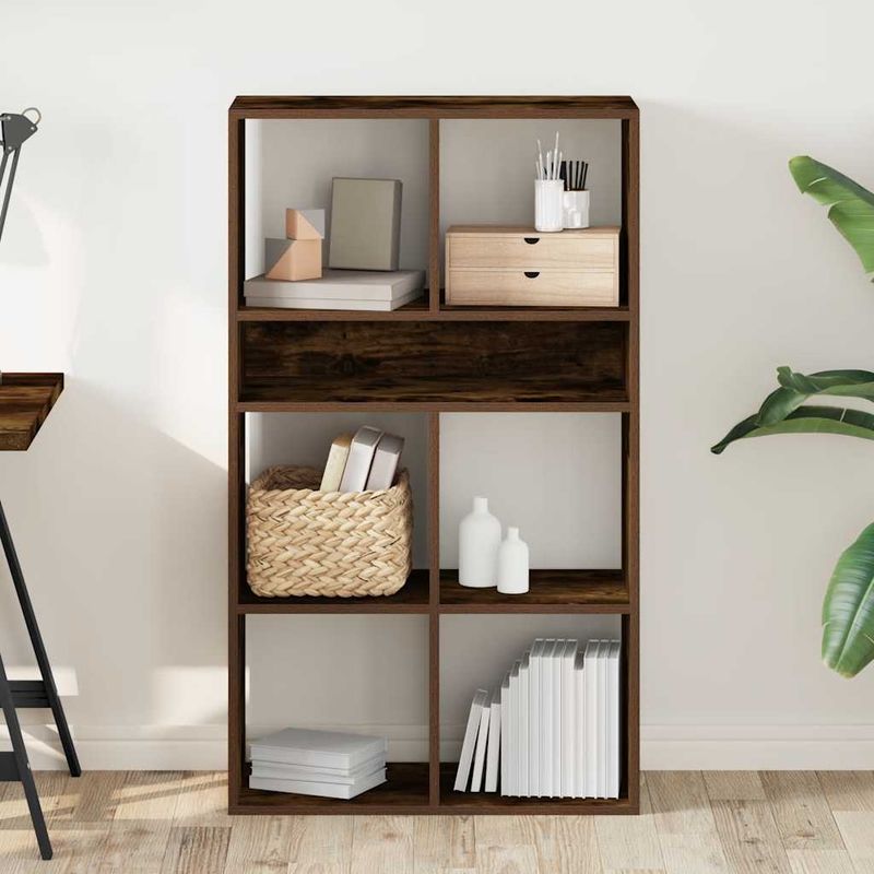 Casa si Gradina - Mobilier - Biblioteci si rafturi - Biblioteci - Biblioteca, stejar fumuriu, 66x31x112 cm, lemn prelucrat - Infinity.ro