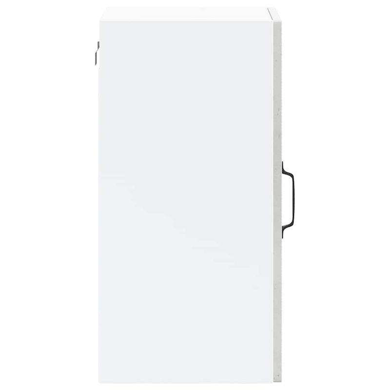Casa si Gradina - Mobilier - Comode si corpuri - Corpuri bucatarie - Dulap de bucatarie cu usa din sticla „Lucca” gri beton - Infinity.ro