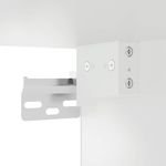 Casa si Gradina - Mobilier - Comode si corpuri - Corpuri bucatarie - Dulap de bucatarie cu usa din sticla „Lucca” gri beton - Infinity.ro