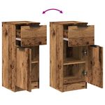 Casa si Gradina - Mobilier - Comode si corpuri - Comode - Dulapuri, 2 buc., lemn vechi, 30x30x70 cm, lemn prelucrat - Infinity.ro
