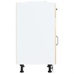 Casa si Gradina - Mobilier - Comode si corpuri - Corpuri bucatarie - Dulap de baza de bucatarie „Lucca” din lemn de stejar Sonoma, model 1x dulap inferior (1 ușă 1 sertar), mărime 40x46x81.5 cm - Infinity.ro