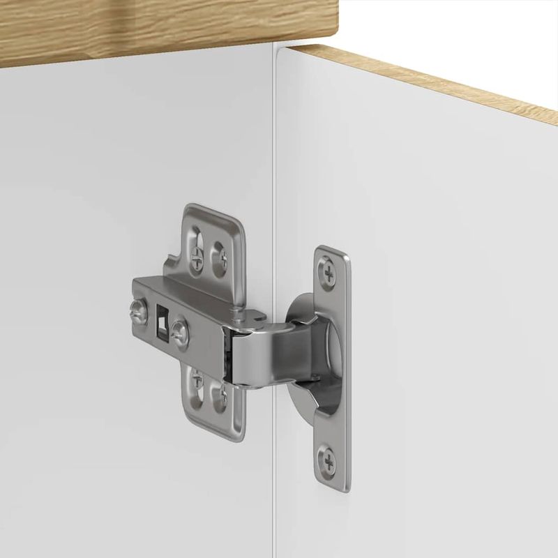 Casa si Gradina - Mobilier - Comode si corpuri - Corpuri bucatarie - Dulap de baza de bucatarie „Lucca” din lemn de stejar Sonoma, model 1x dulap inferior (1 ușă 1 sertar), mărime 40x46x81.5 cm - Infinity.ro