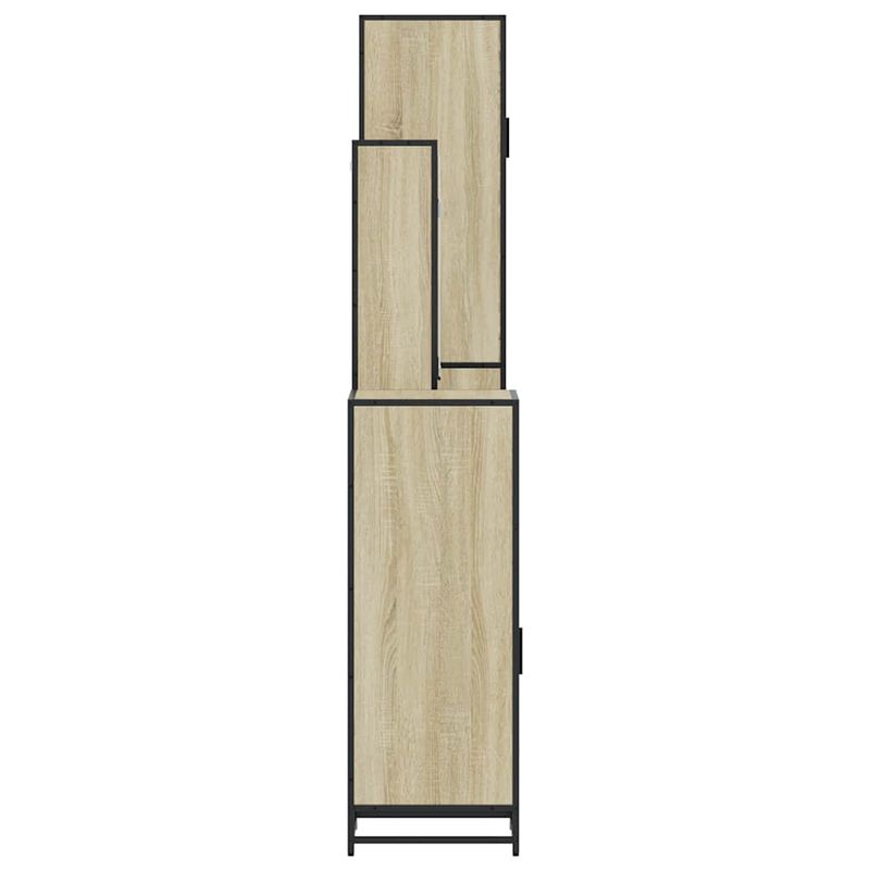 Casa si Gradina - Mobilier - Seturi de mobilier - Seturi baie - Set de mobilier de baie din 4 piese din lemn de stejar Sonoma - Infinity.ro