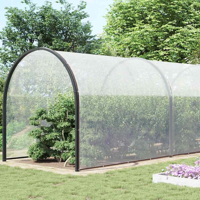 Casa si Gradina - Gradina si terasa - Umbrele si pavilioane - Pavilioane - Prelata transparenta cu ochiuri 8x12 m polietilena - Infinity.ro