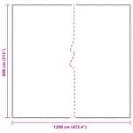 Casa si Gradina - Gradina si terasa - Umbrele si pavilioane - Pavilioane - Prelata transparenta cu ochiuri 8x12 m polietilena - Infinity.ro