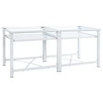 Electronice si Electrocasnice - Masini de spalat vase - Accesorii masini de spalat vase - Suport dublu masina de spalat cu rafturi retractabile, alb - Infinity.ro