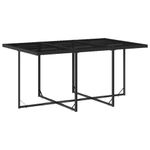 Casa si Gradina - Gradina si terasa - Mobilier exterior - Seturi mobila gradina - Set mobilier de gradina cu perne, 7 piese, negru, poliratan - Infinity.ro