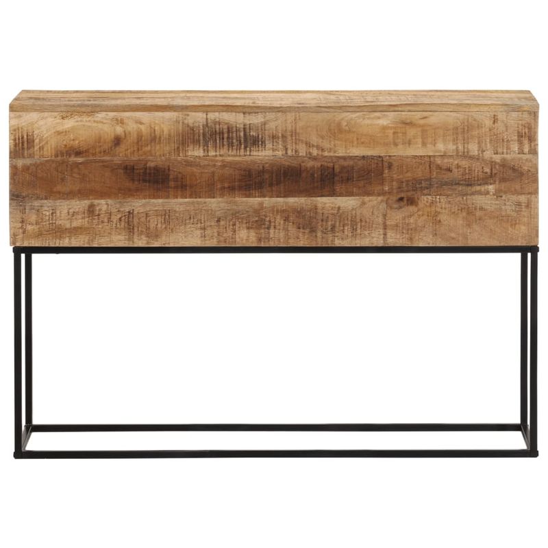 Casa si Gradina - Mobilier - Comode si corpuri - Console - Masa consola, 110x30x75 cm, lemn masiv de mango brut si fier - Infinity.ro