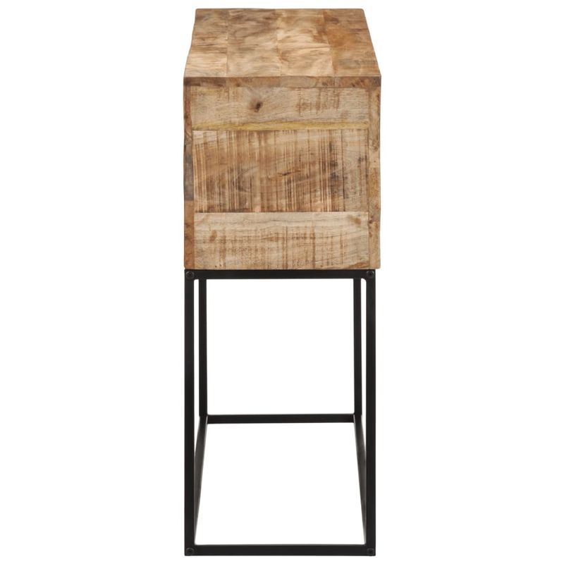 Casa si Gradina - Mobilier - Comode si corpuri - Console - Masa consola, 110x30x75 cm, lemn masiv de mango brut si fier - Infinity.ro