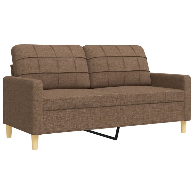 Casa si Gradina - Mobilier - Seturi de mobilier - Seturi living - Set de canapele, 2 piese, maro, textil - Infinity.ro