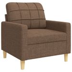 Casa si Gradina - Mobilier - Seturi de mobilier - Seturi living - Set de canapele, 3 piese, maro, textil - Infinity.ro