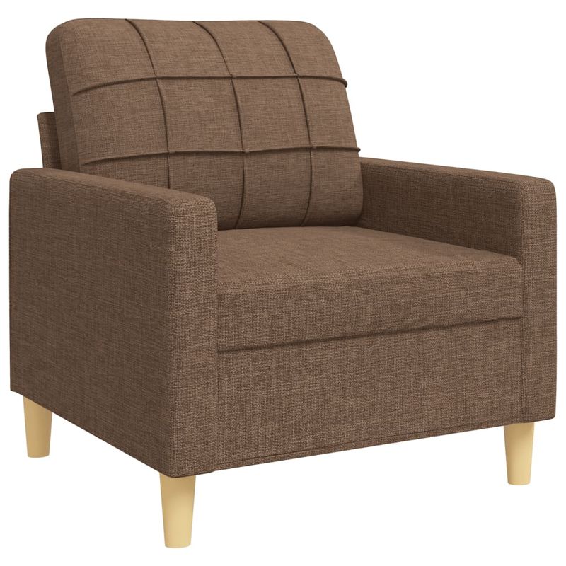 Casa si Gradina - Mobilier - Seturi de mobilier - Seturi living - Set de canapele, 3 piese, maro, textil - Infinity.ro