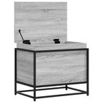 Casa si Gradina - Mobilier - Organizare si depozitare - Cutii depozitare - Cutie depozitare gri sonoma 60x40x51,5 cm lemn prelucrat - Infinity.ro