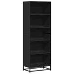 Casa si Gradina - Mobilier - Biblioteci si rafturi - Biblioteci - Biblioteca, negru, 60x35x170,5 cm, lemn prelucrat - Infinity.ro