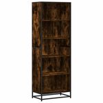 Casa si Gradina - Mobilier - Biblioteci si rafturi - Biblioteci - Biblioteca, stejar fumuriu, 60x35x170,5 cm, lemn prelucrat - Infinity.ro