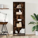 Casa si Gradina - Mobilier - Biblioteci si rafturi - Biblioteci - Biblioteca, stejar fumuriu, 60x35x170,5 cm, lemn prelucrat - Infinity.ro