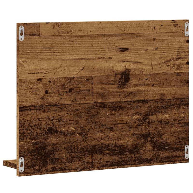 Casa si Gradina - Mobilier - Mobilier baie - Corpuri baie - Dulap cu oglinda de baie, lemn vechi, 60x10,5x45 cm - Infinity.ro