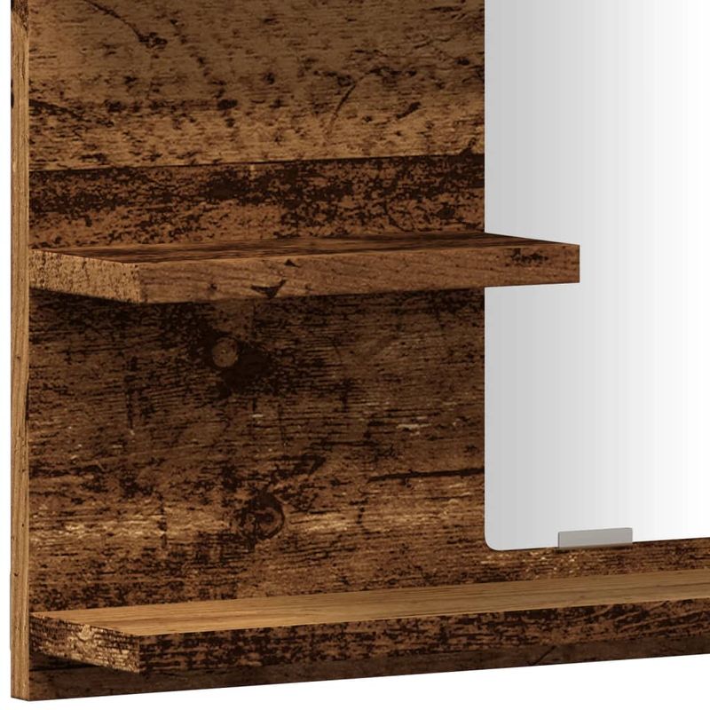 Casa si Gradina - Mobilier - Mobilier baie - Corpuri baie - Dulap cu oglinda de baie, lemn vechi, 60x10,5x45 cm - Infinity.ro