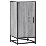 Casa si Gradina - Mobilier - Comode si corpuri - Comode - Dulap, gri sonoma, 35,5x35x76 cm, lemn prelucrat si metal - Infinity.ro