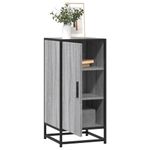 Casa si Gradina - Mobilier - Comode si corpuri - Comode - Dulap, gri sonoma, 35,5x35x76 cm, lemn prelucrat si metal - Infinity.ro