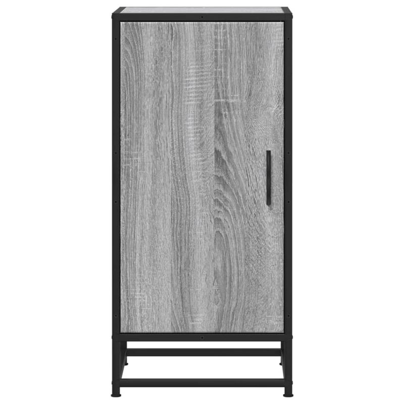 Casa si Gradina - Mobilier - Comode si corpuri - Comode - Dulap, gri sonoma, 35,5x35x76 cm, lemn prelucrat si metal - Infinity.ro