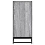 Casa si Gradina - Mobilier - Comode si corpuri - Comode - Dulap, gri sonoma, 35,5x35x76 cm, lemn prelucrat si metal - Infinity.ro