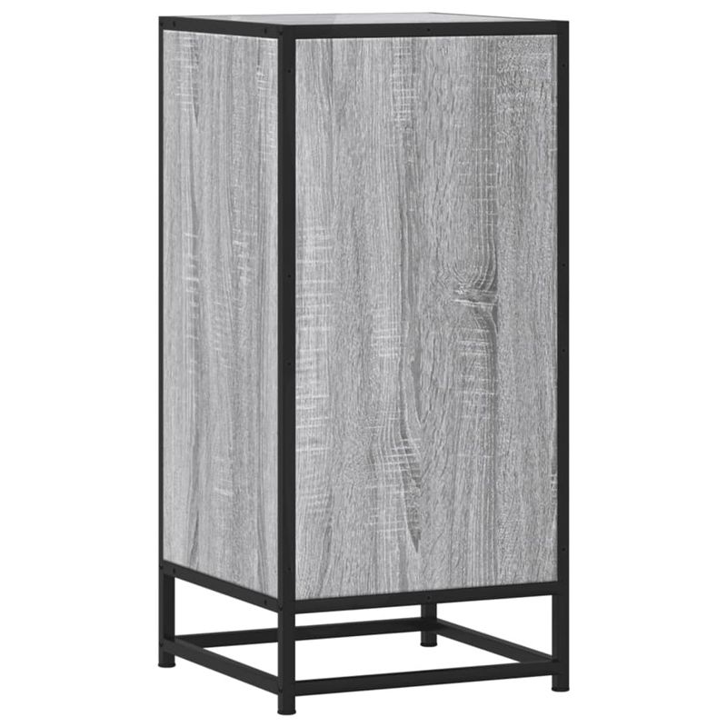 Casa si Gradina - Mobilier - Comode si corpuri - Comode - Dulap, gri sonoma, 35,5x35x76 cm, lemn prelucrat si metal - Infinity.ro